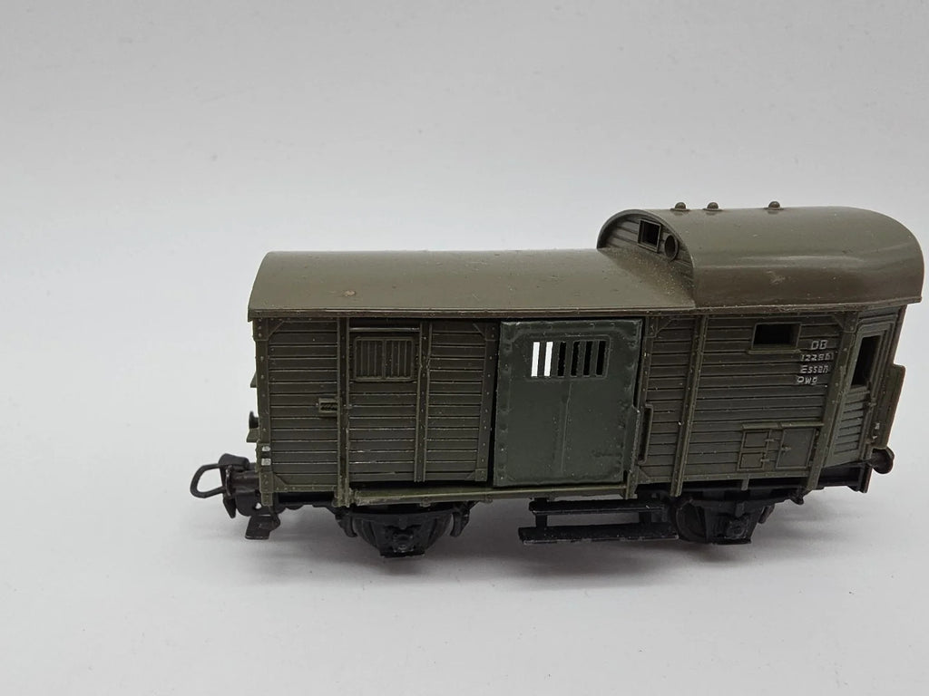 Spur H0 2Achs Packwagen  Modellbahn Zubehör Guter Zustand