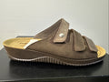 Rohde Pantoffel Gr. 43 Damen Leder Braun Slip On 