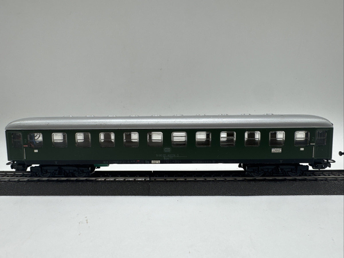 Märklin H0 Personenwagen D-Zug Wagen DB 2.Kl.  51 80 22 40224-3 Beleuchtet #380