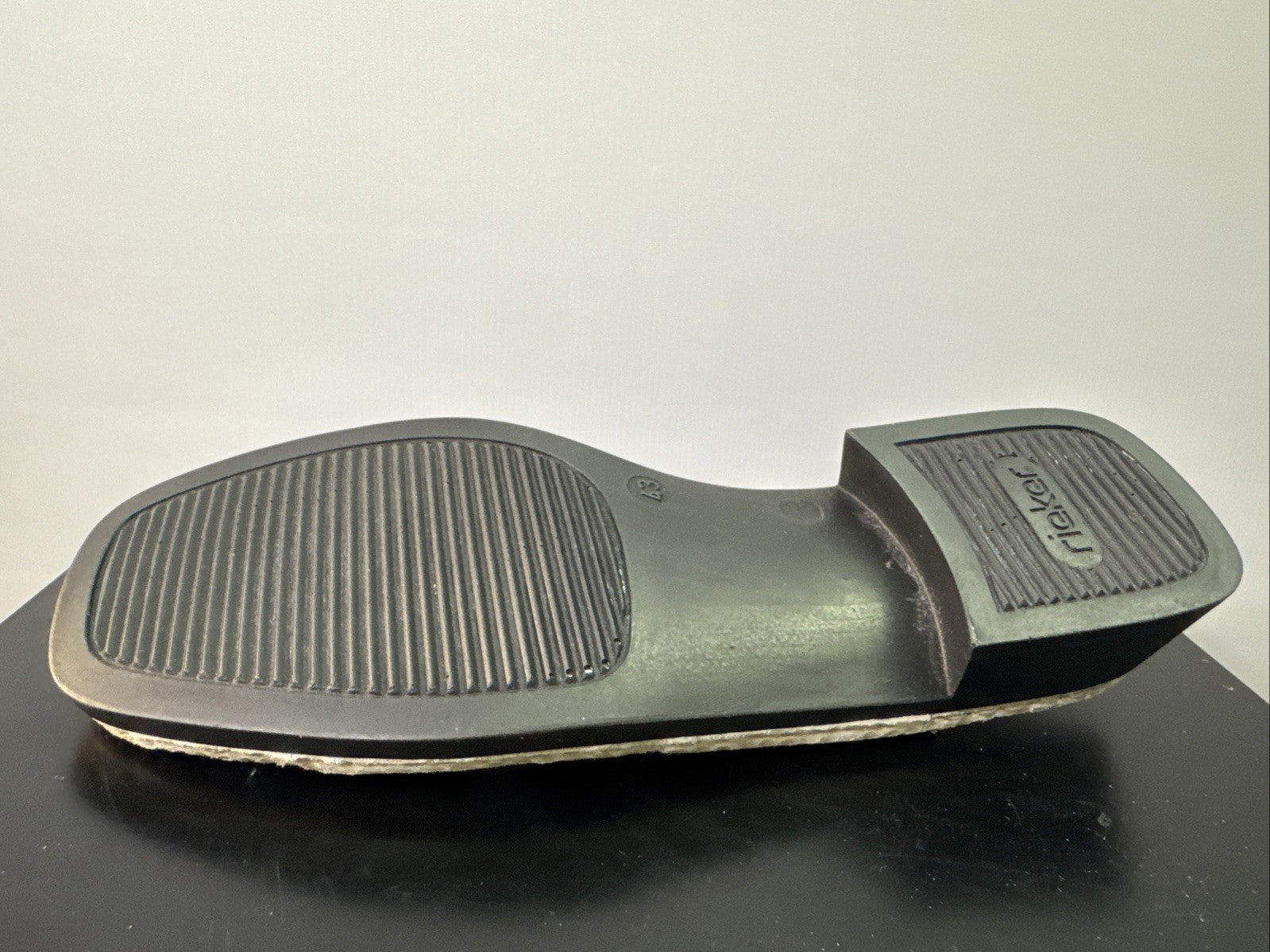 Rieker Sandalette Gr. 43 Leder Beige