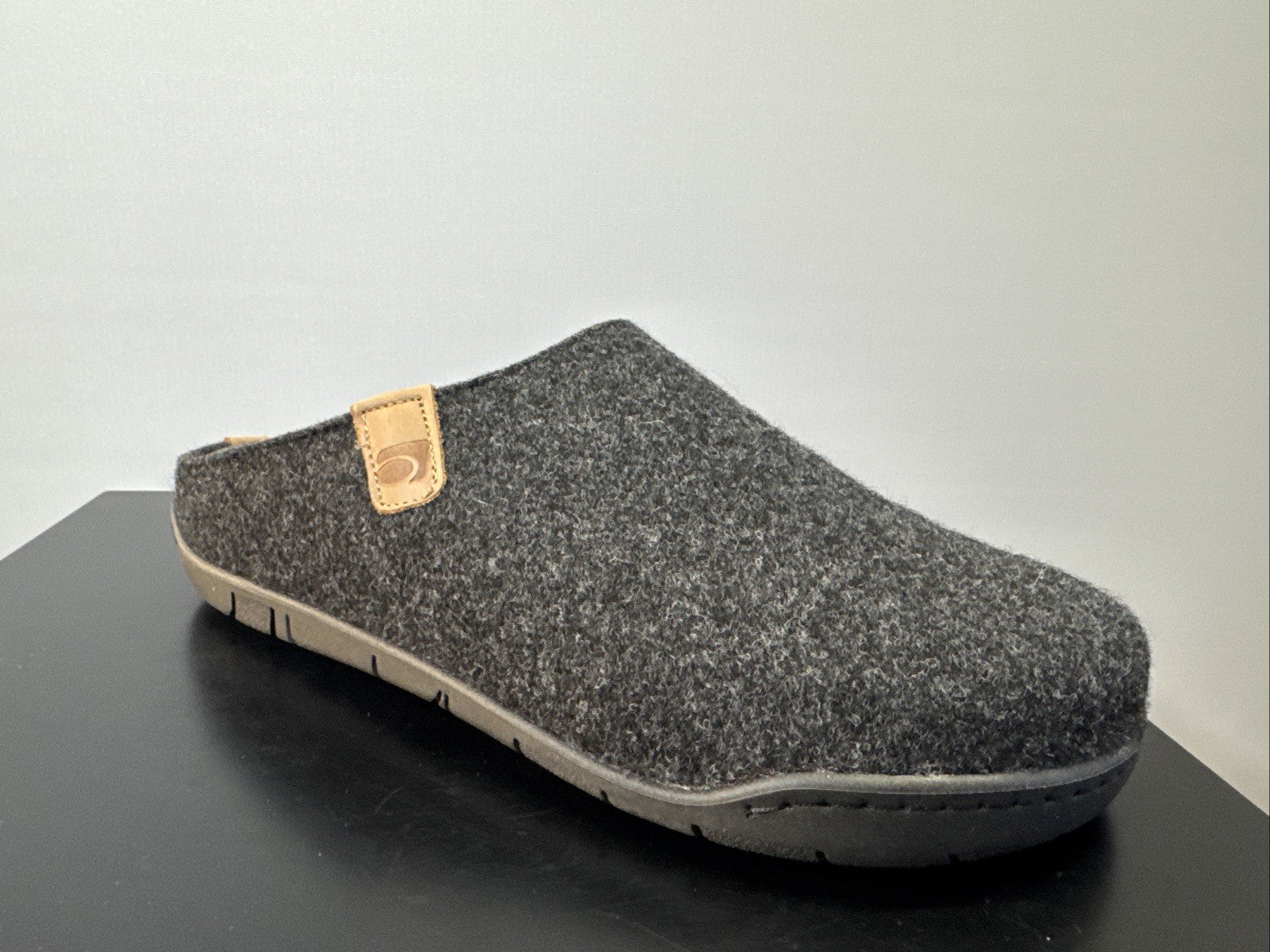 Rohde Herren Filz Pantolette Gr. 42 Anthrazit Pantoffel 6650