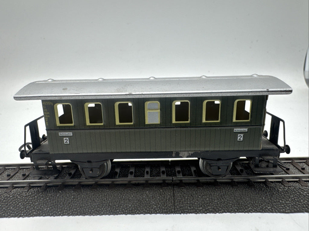 Märklin H0 Personenwagen 4051 Stg Grün Donnerbüchse 2. Klasse #254