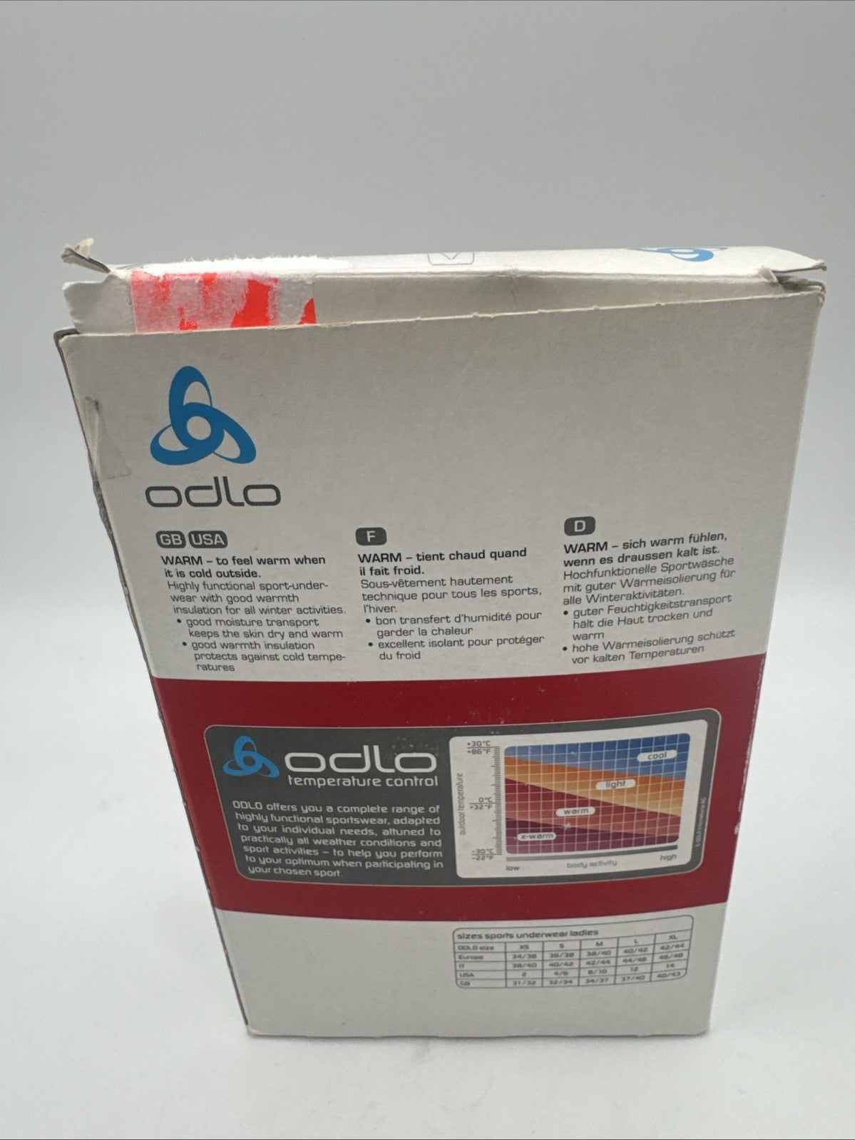 Odlo Damen Lange Unterhose Gr. XL Active Warm Unterwäsche Damen