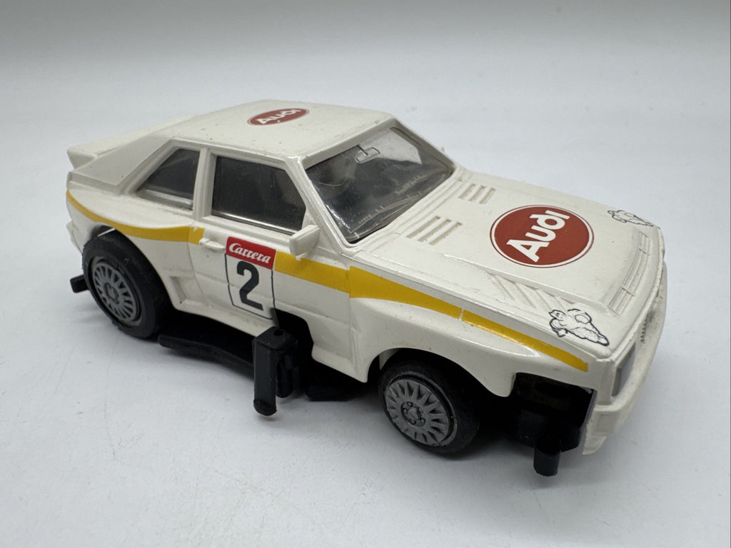 Carrera 140 78429 Audi Sport Quattro "Carrera 2" weiß Schleifer Fehlen Läuft