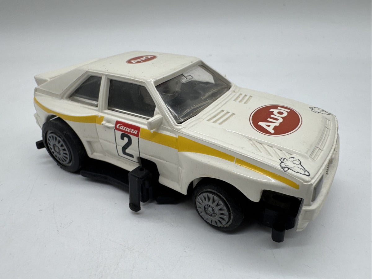 Carrera 140 78429 Audi Sport Quattro "Carrera 2" weiß Schleifer Fehlen Läuft