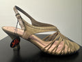 Tamaris Sandalette Gr. 41 Damen Leder Braun 