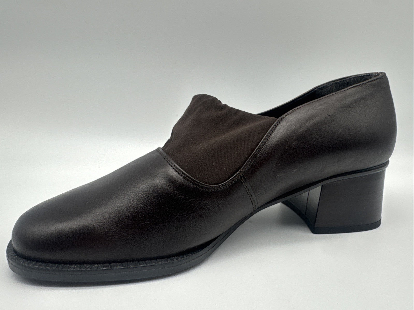 Mattil Pumps Gr. 37 Damen Schwarz Leder Absatzschuh