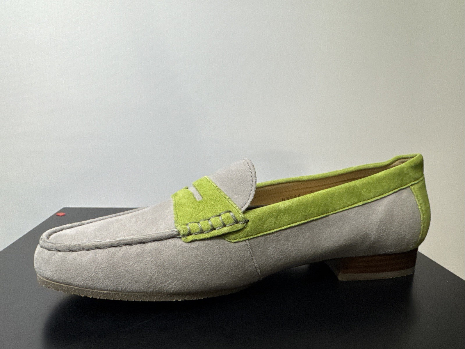 Sioux Corbina Slipper Gr. 4 Grau Damenschuhe Leder