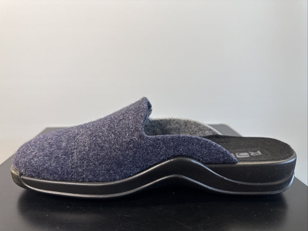 Rohde Herren Filz Pantolette Gr. 42 Ocean Pantoffel Weite G 2731