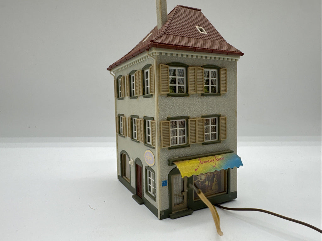 H0 Haus Gebaut Beleuchtet