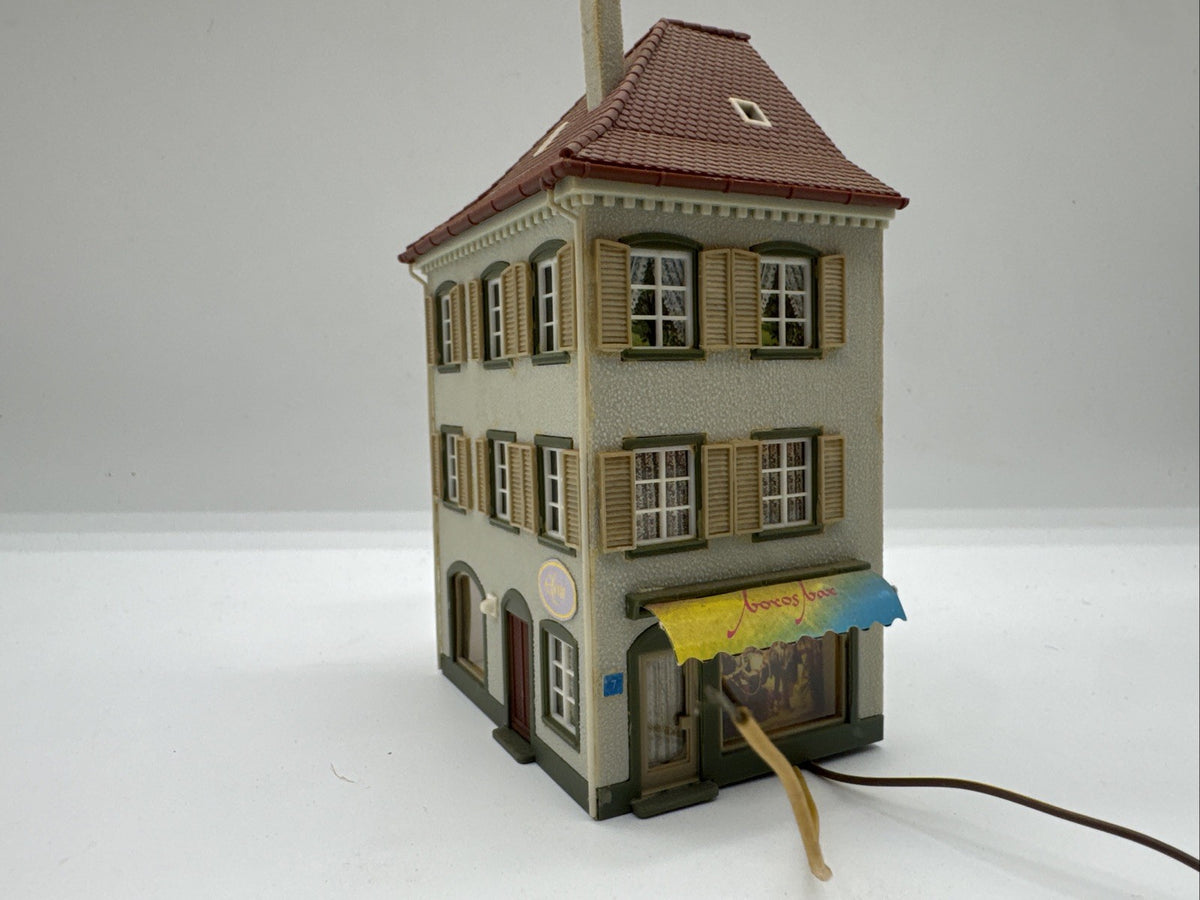 H0 Haus Gebaut Beleuchtet