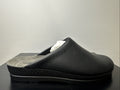 Rohde Pantoletten Gr. 40 Hauspantoffeln Latschen Schwarz echt Leder Fußbett