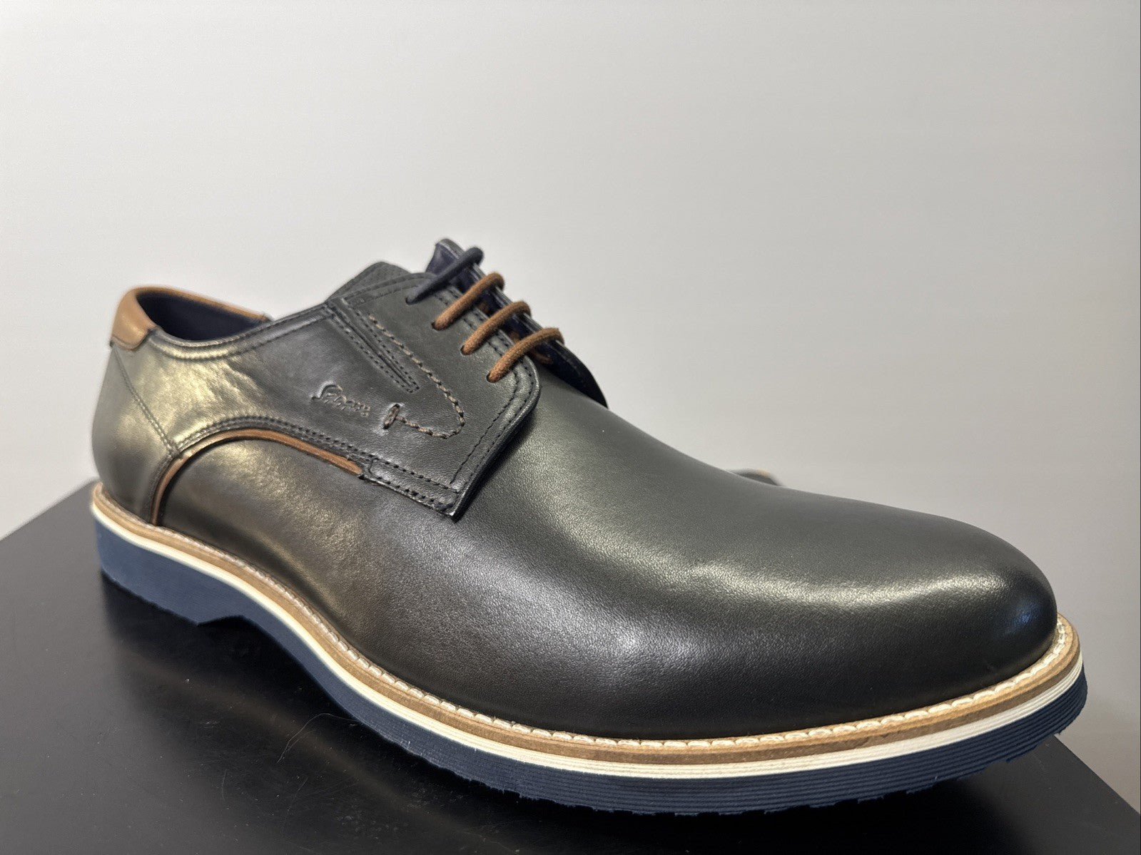 Encanio-702 Business Schuh Derby SIOUX Atlantic Gr. 47,5 Schwarz
