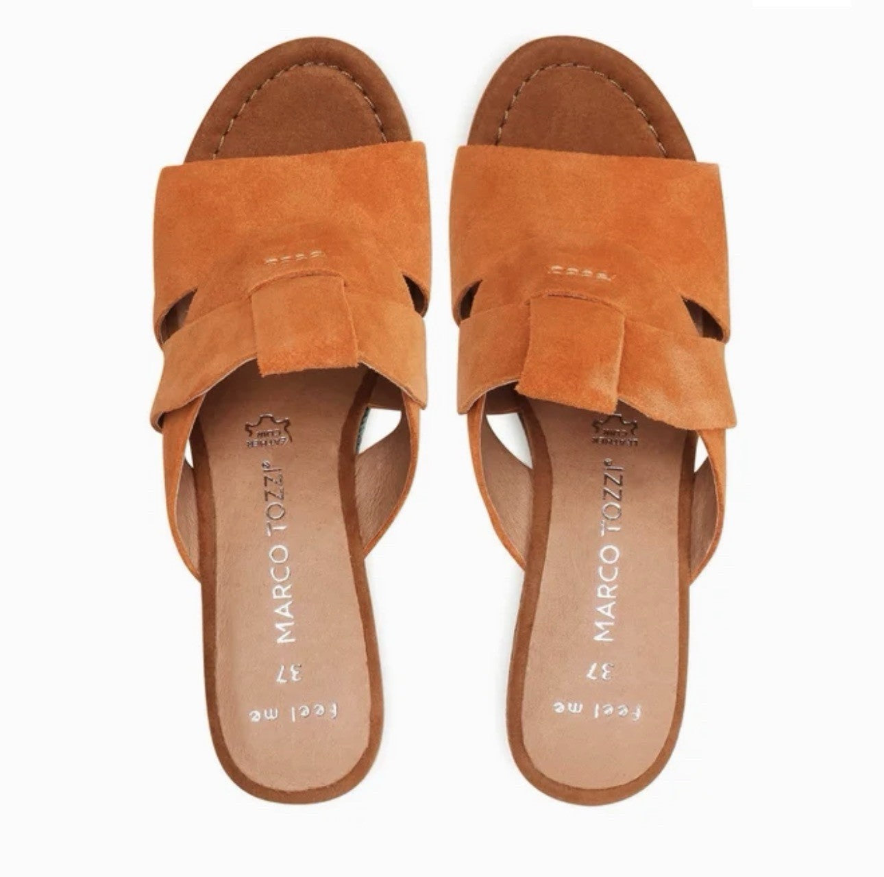 MARCO TOZZI Damen Pantolette Gr. 37 Slipper Sandale Sandalette Keilsandale