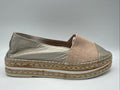 Videoretta Damenschuh Gr. 37 Leder Silber 