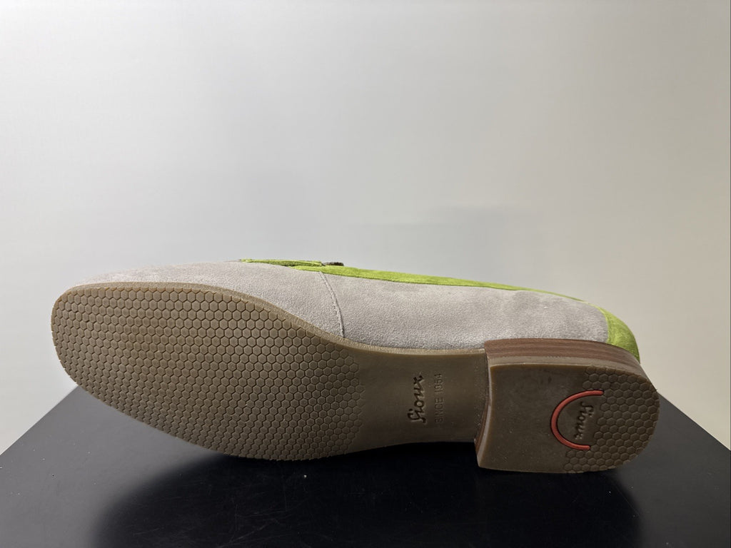 Sioux Corbina Slipper Gr. 5 Grau Damenschuhe Leder