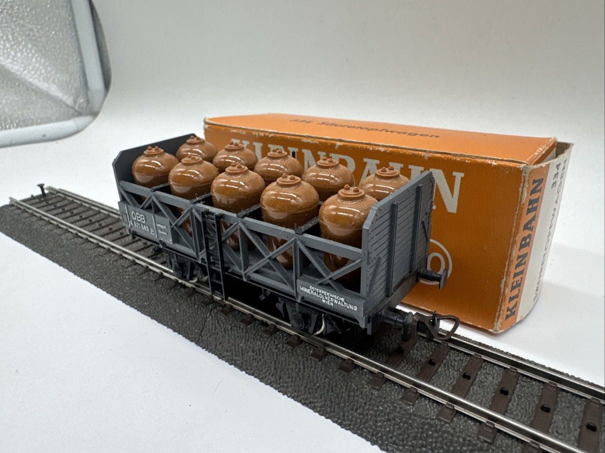 H0 Kleinbahn 334 Säuretopfwagen ÖBB  neuwertig in OVP