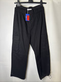 Sixth Junge Cargo ZIP Up Hose Gr. L Herren Schwarz 