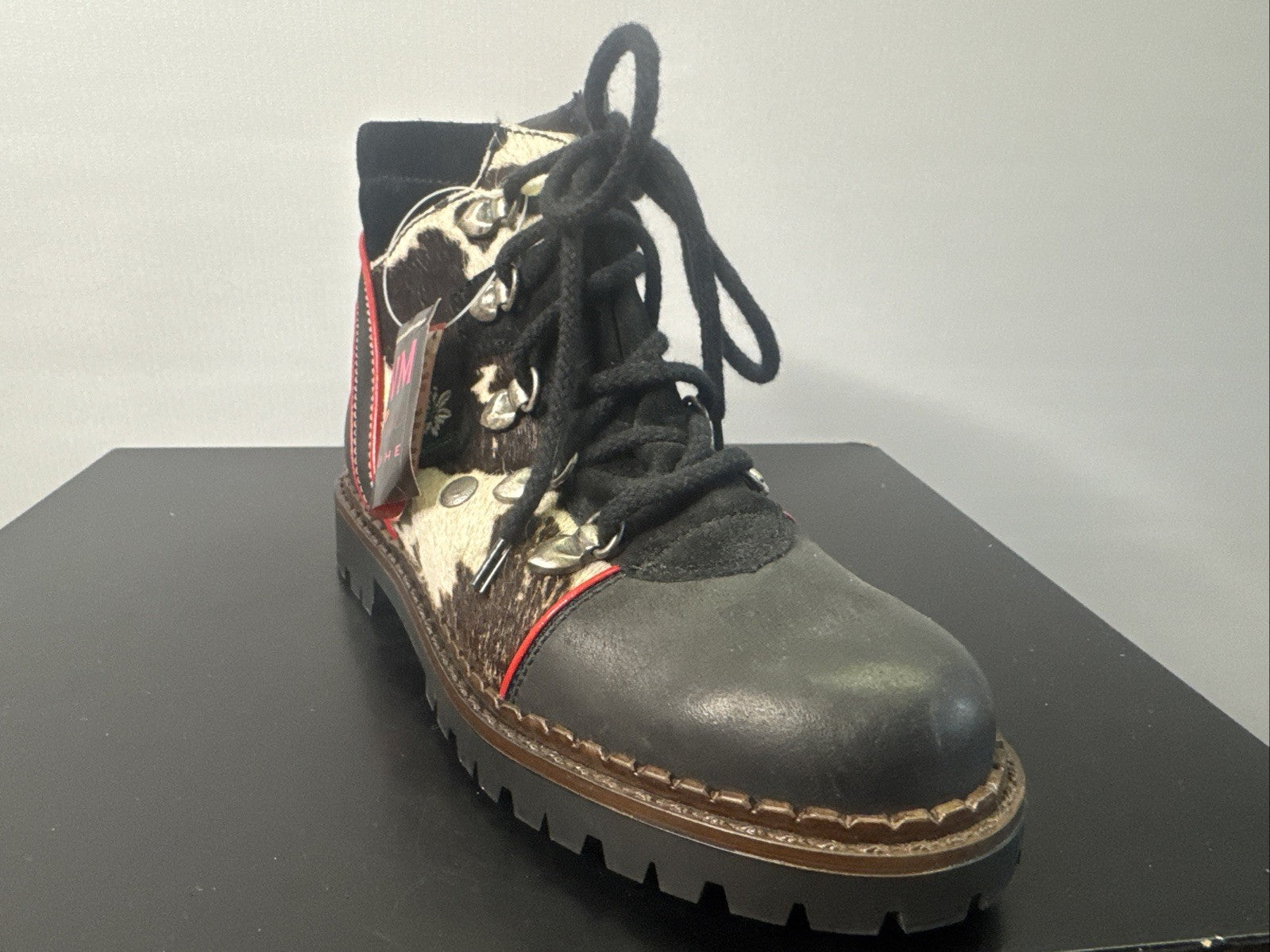 EWM Mädchen Stiefel Gr. 33 Leder 