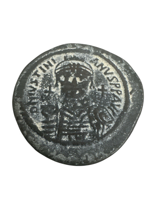 Byzanz / Byzantine 40 Nummi Kursmünze Justinian I 546-551 p220 ss-vzgl.
