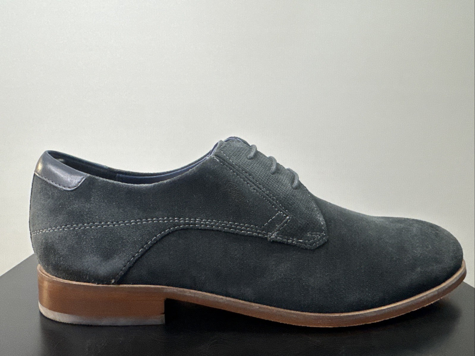 Jaromir-703 Business Schuh by SIOUX Schnürschuhe Derbys Piombo Blau Gr. 39,5 6,5