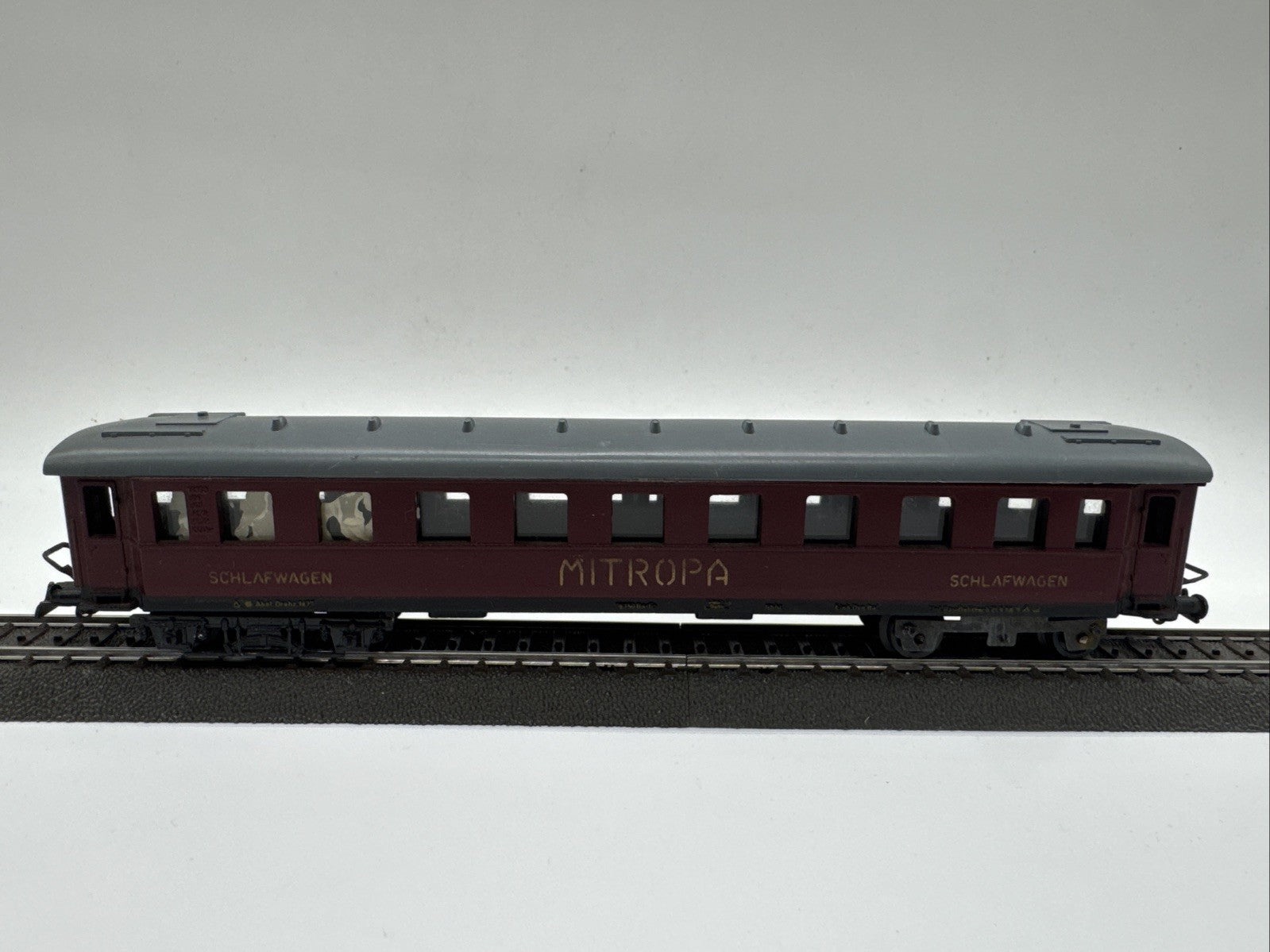 Piko H0 Schlafwagen MITROPA Personenwagen DR dunkelrot 1:87 #62