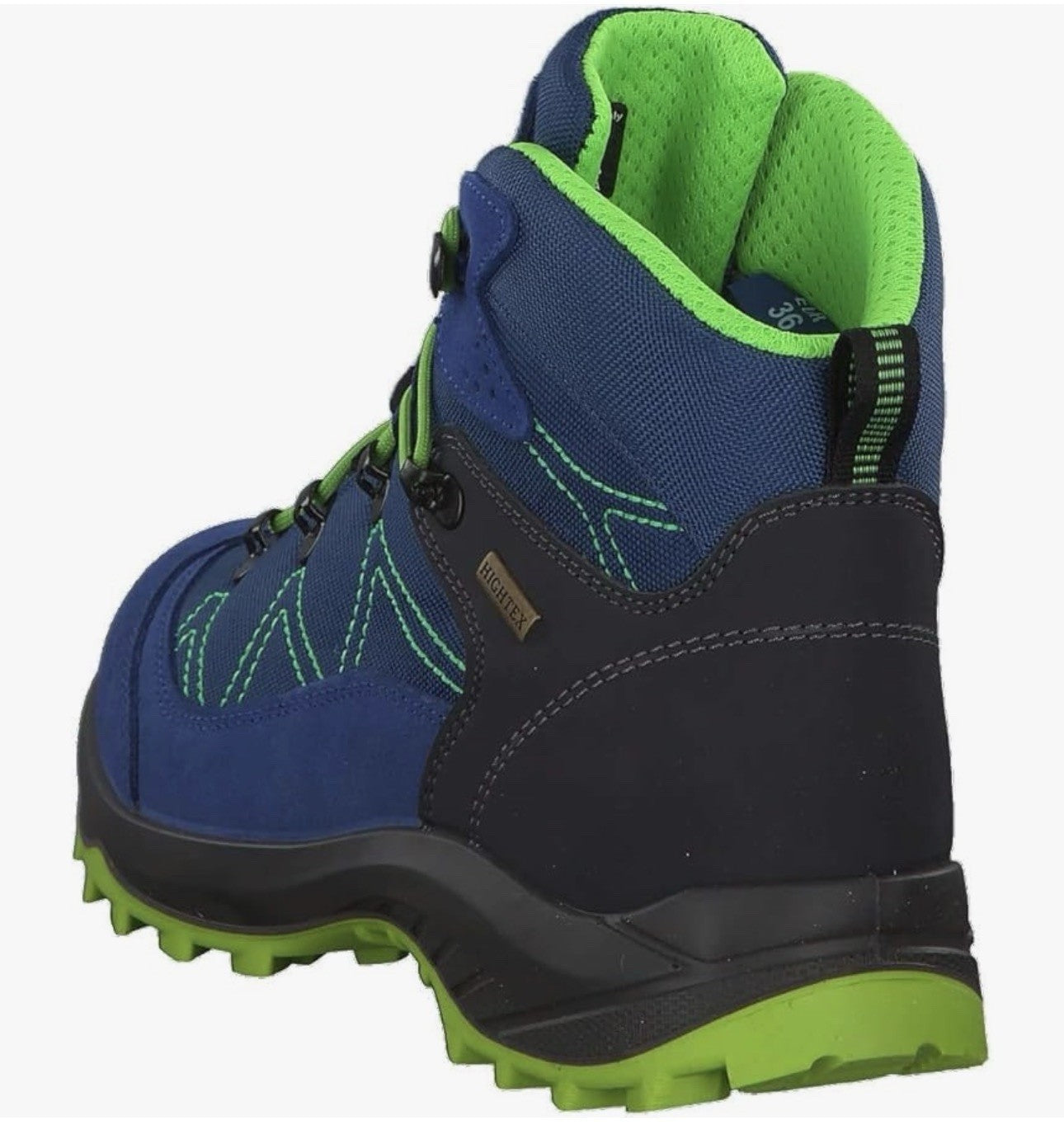 High Colorado Vilan Mid-Cut Wanderschuhe Jungen Blau-Limette Gr. 35