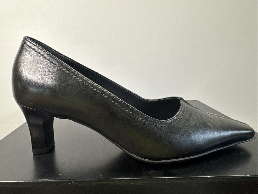 Ara Pumps Gr. 6,5 Schwarz  Leder Absatzschuh