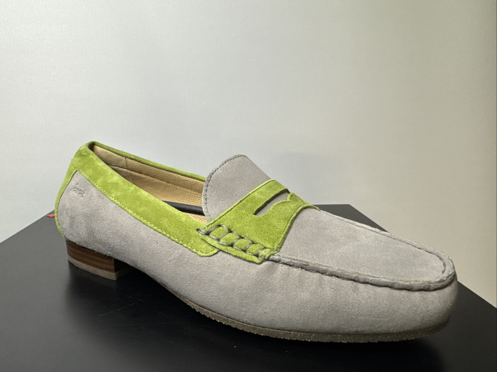 Sioux Corbina Slipper Gr. 4 Grau Damenschuhe Leder