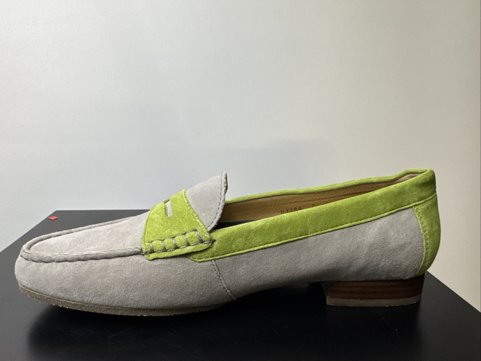Sioux Corbina Slipper Gr. 5 Grau Damenschuhe Leder