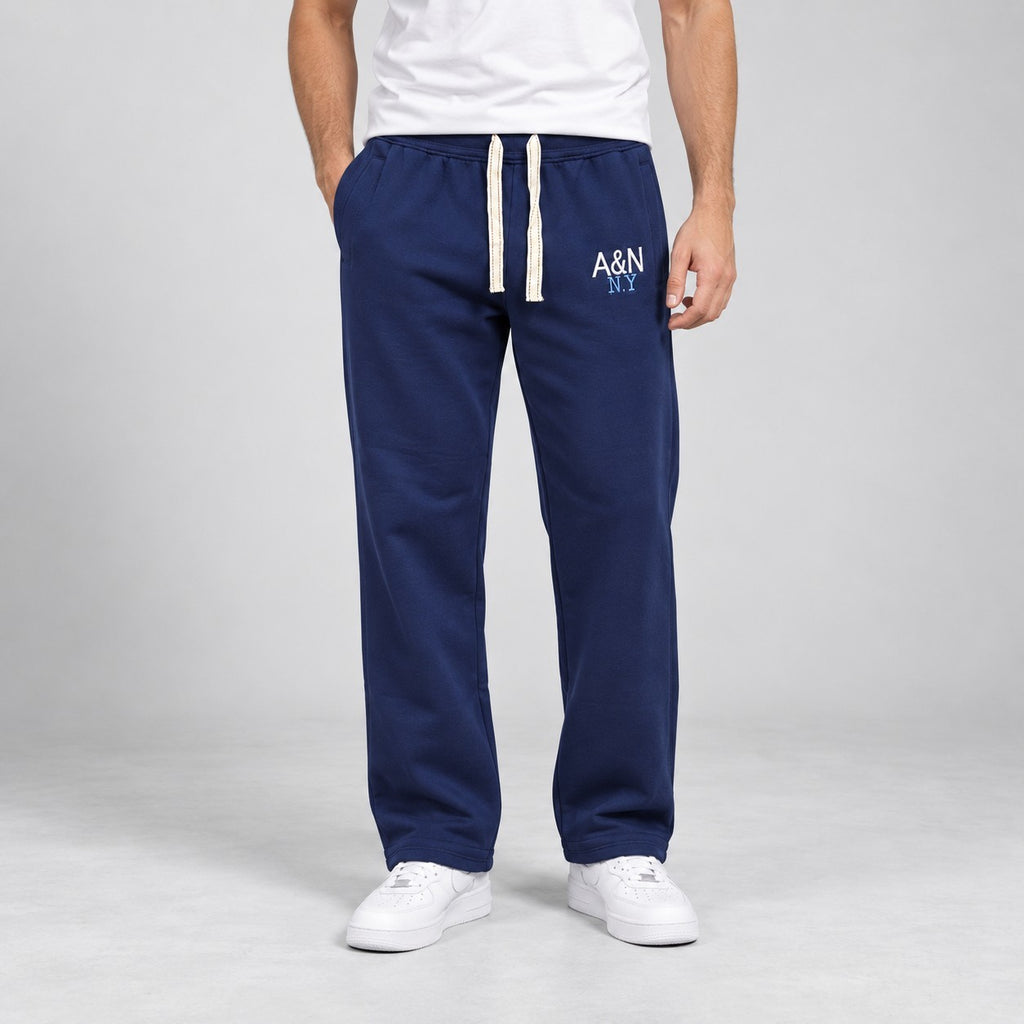 Jogginghose, Gr. M, Blau, Kordelzug, elastischen Bund