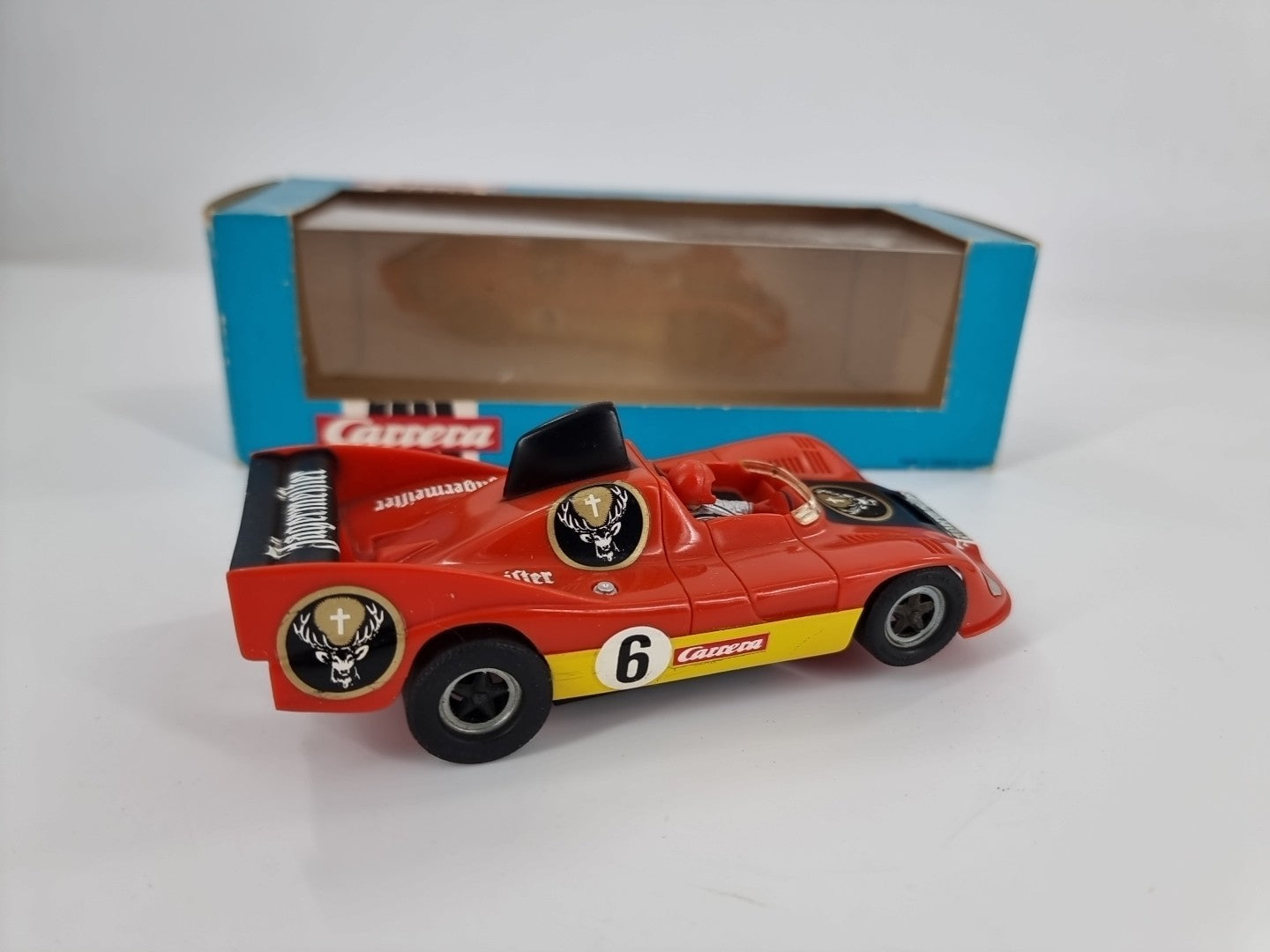 Original Carrera Porsche 936 Jägermeister , 40672, Decals braun, sehr gut