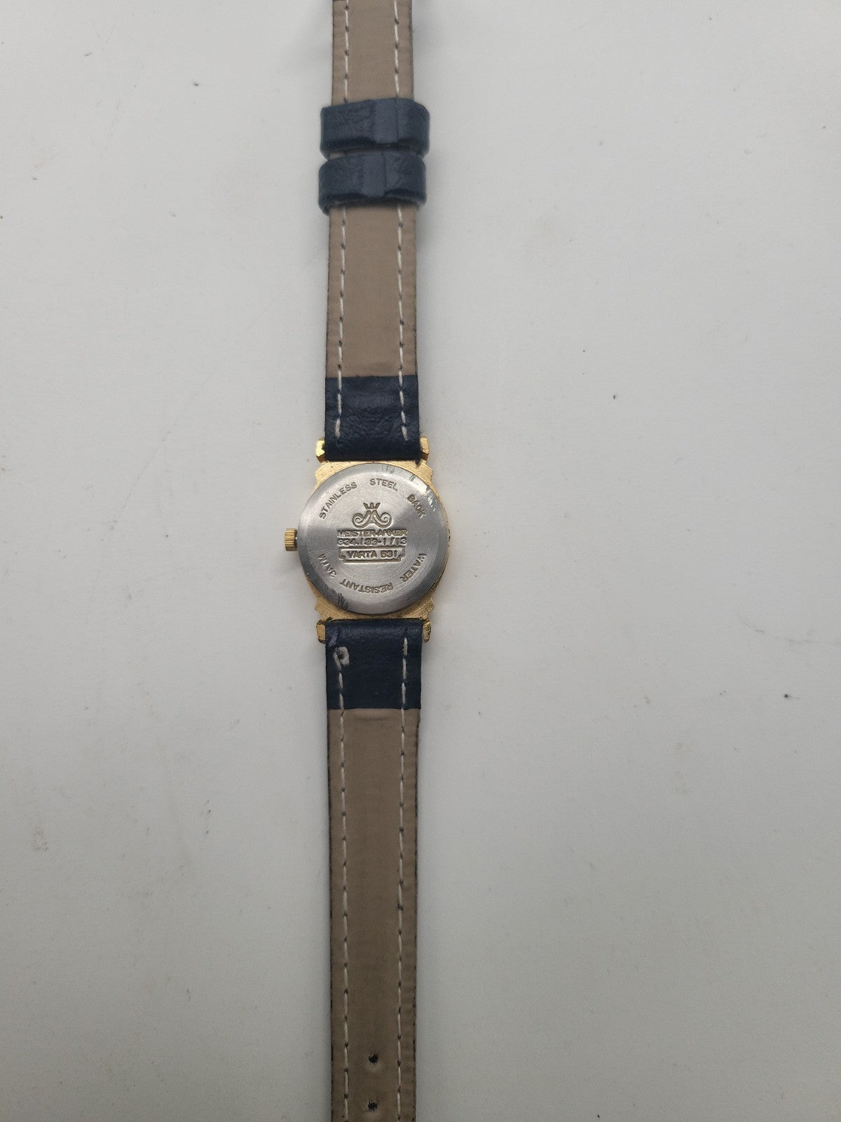 Meister Anker  Damenuhr Quartz – Goldfarben – Lederarmband