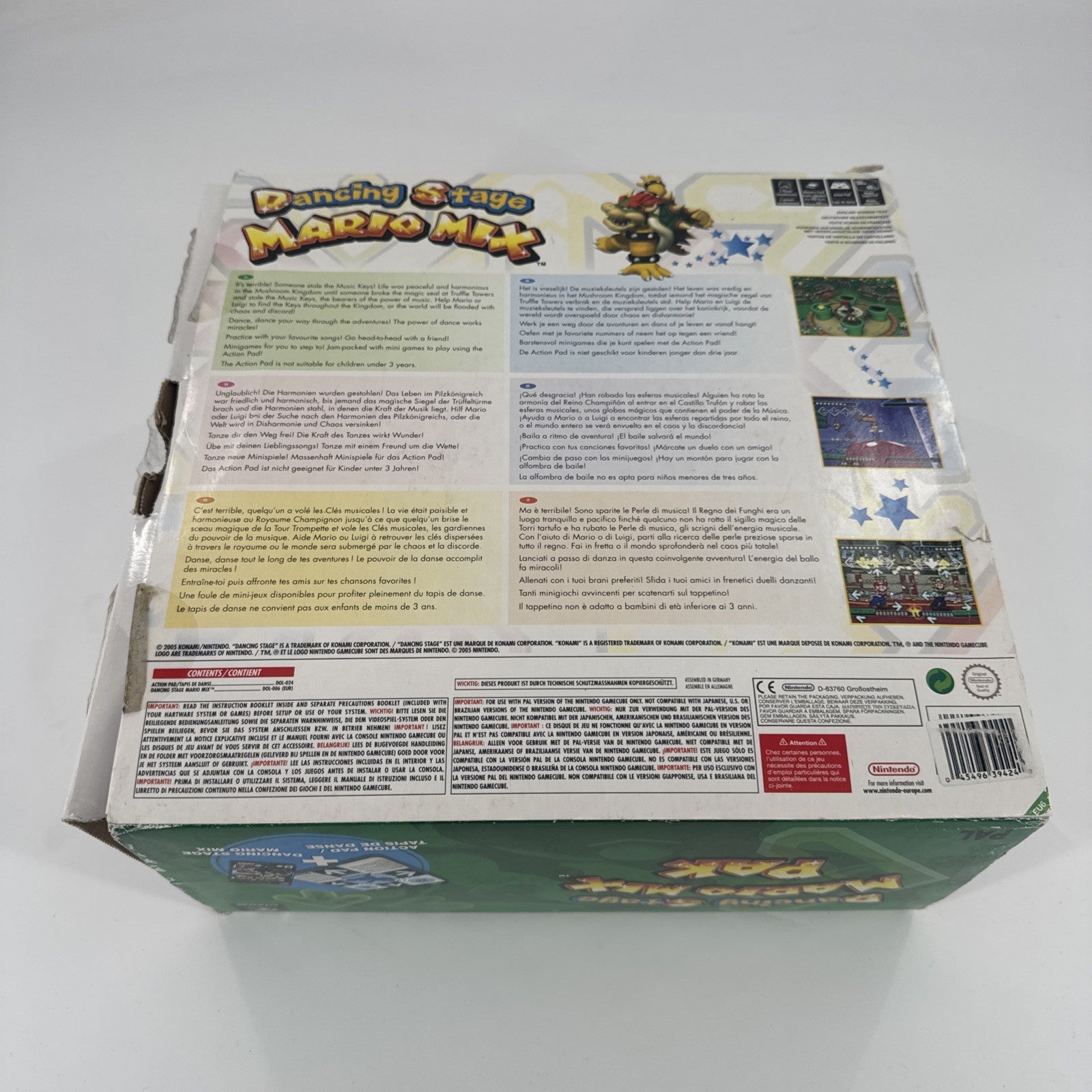 Nintendo Gamecube, Dancing Stage Mario Mix Pak, PAL IT, NEU Tanzmatte, Protector