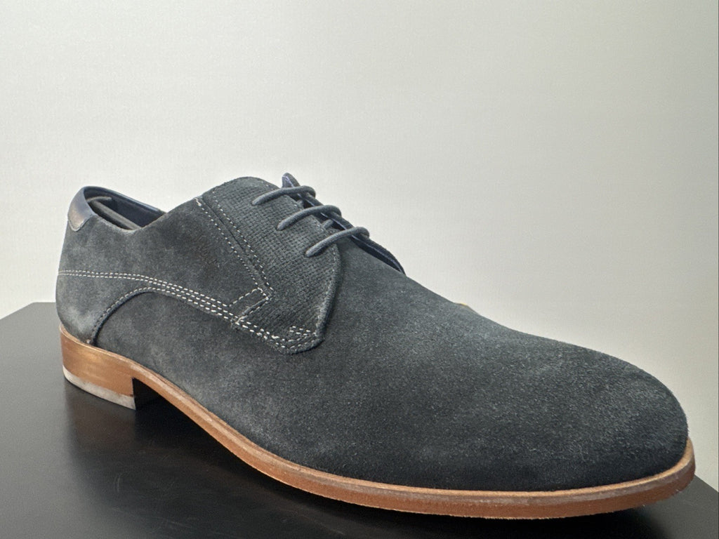 Jaromir-703 Business Schuh by SIOUX Schnürschuhe Derbys Piombo Blau Gr. 39,5 6,5