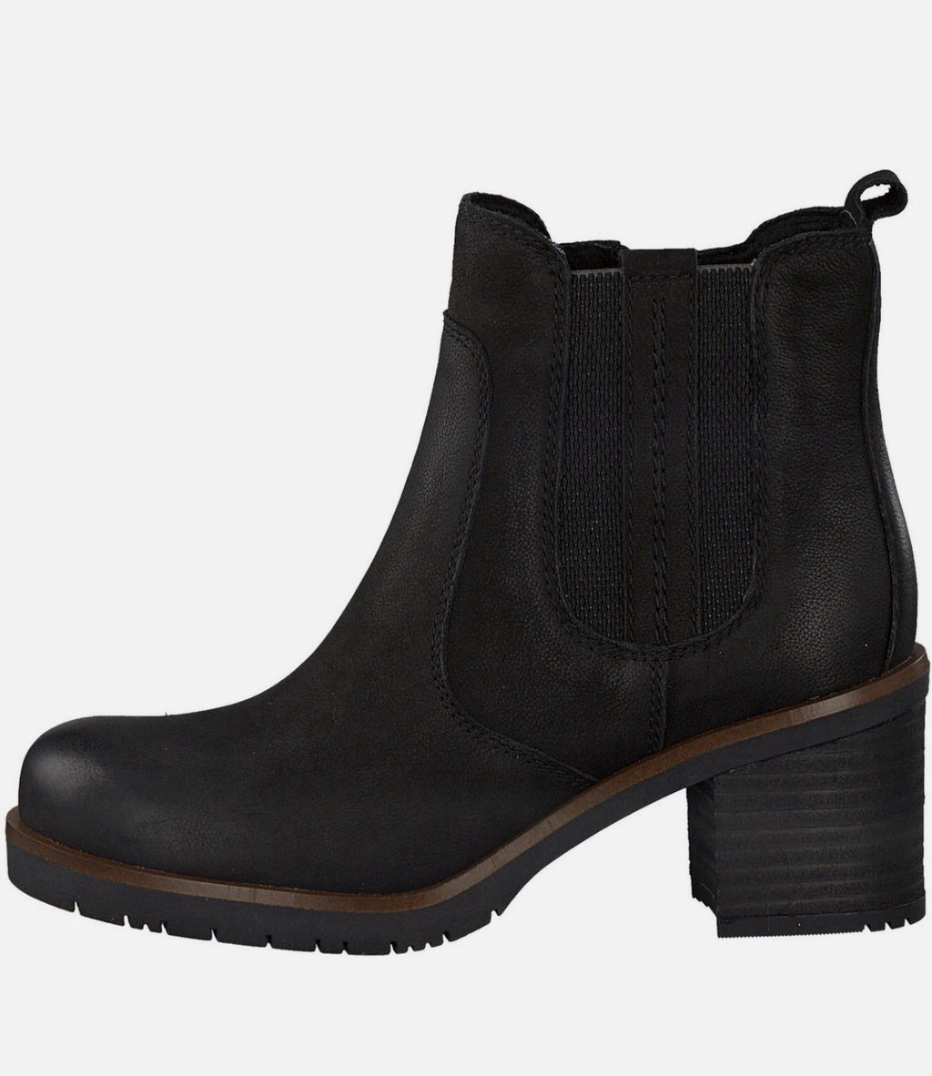 Marco Tozzi Stiefelette Gr. 37 Chelsea Boots Schwarz