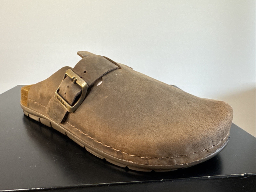 Rohde Herren Pantolette Gr. 39 Mocca Nebuk Pantoffel  Schuhweite G 6743