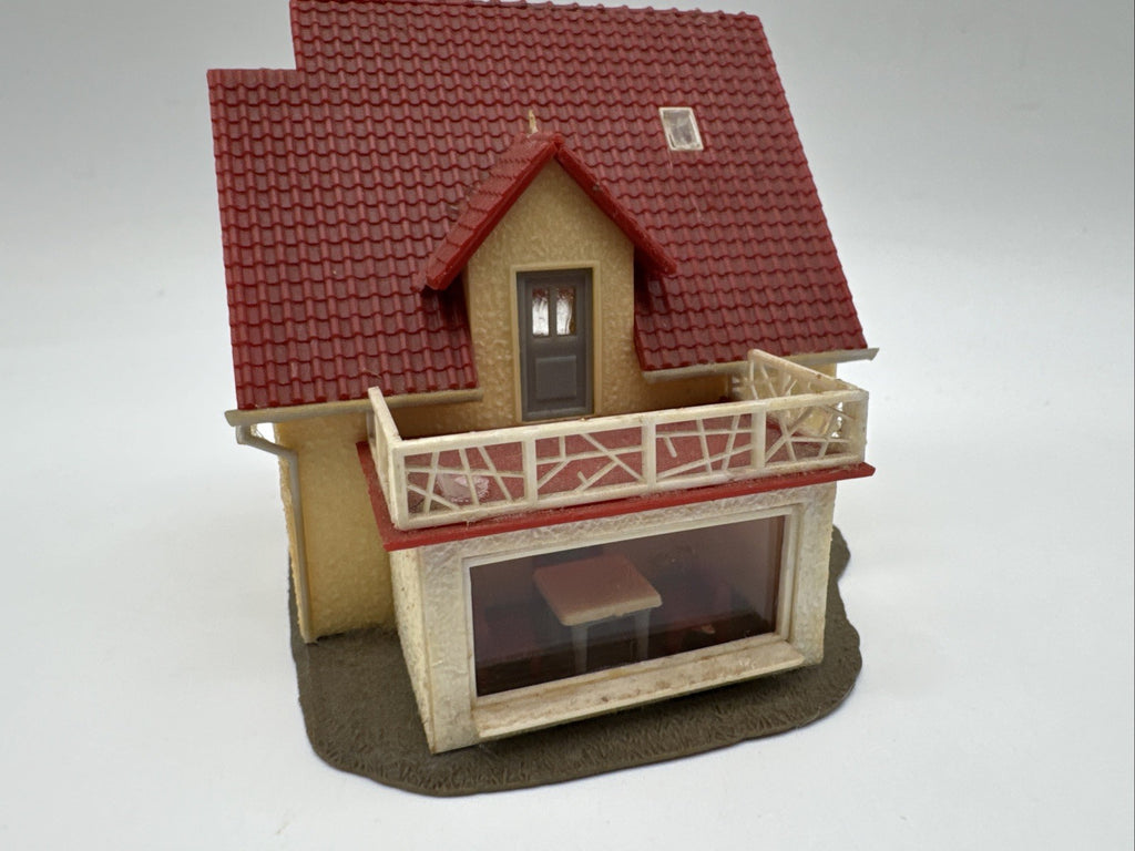 FALLER B-209 H0 EINFAMILIENHAUS MIT TERRASSE fertig gebaut SAMMLER VINTAGE 