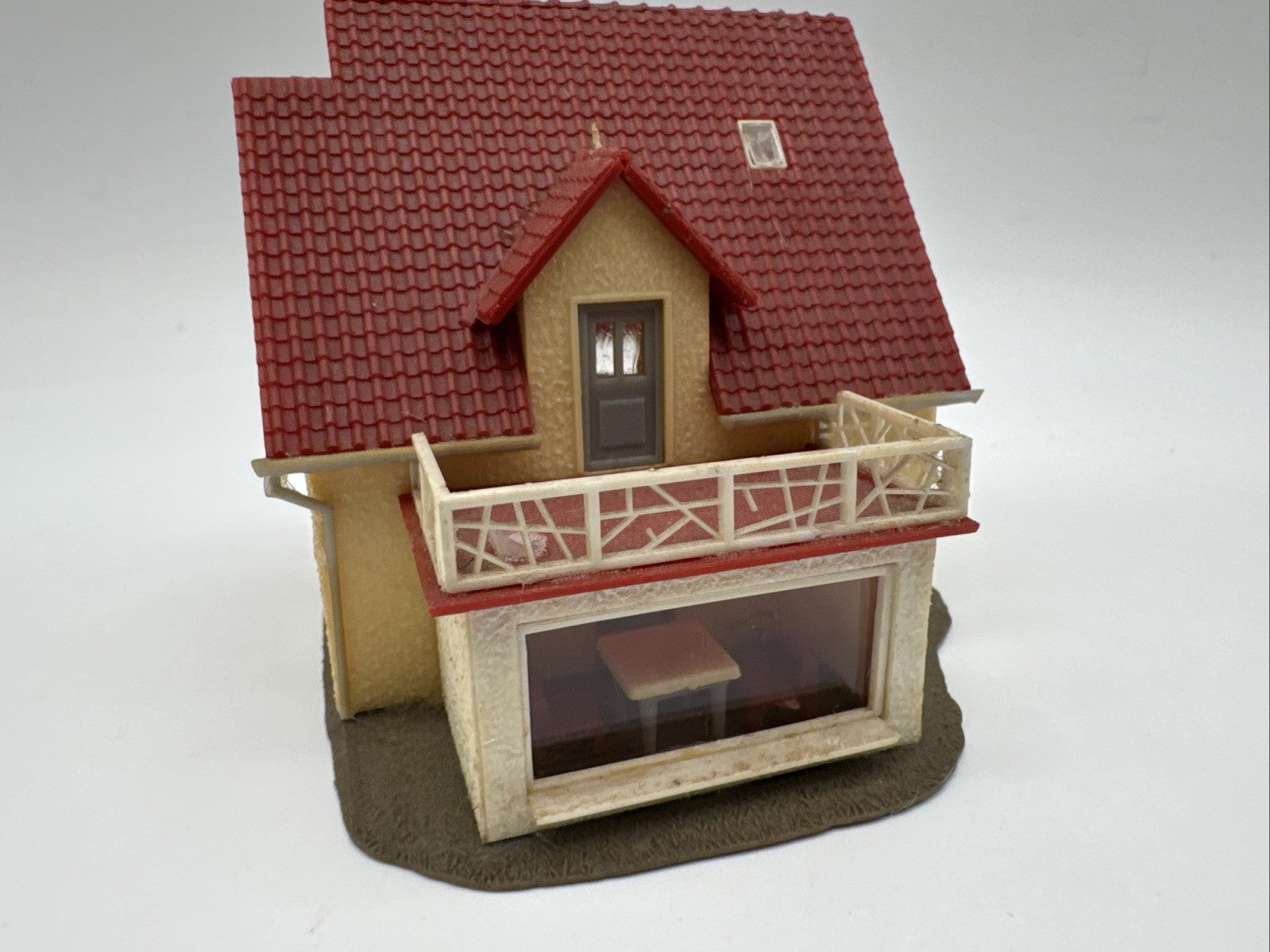FALLER B-209 H0 EINFAMILIENHAUS MIT TERRASSE fertig gebaut SAMMLER VINTAGE 