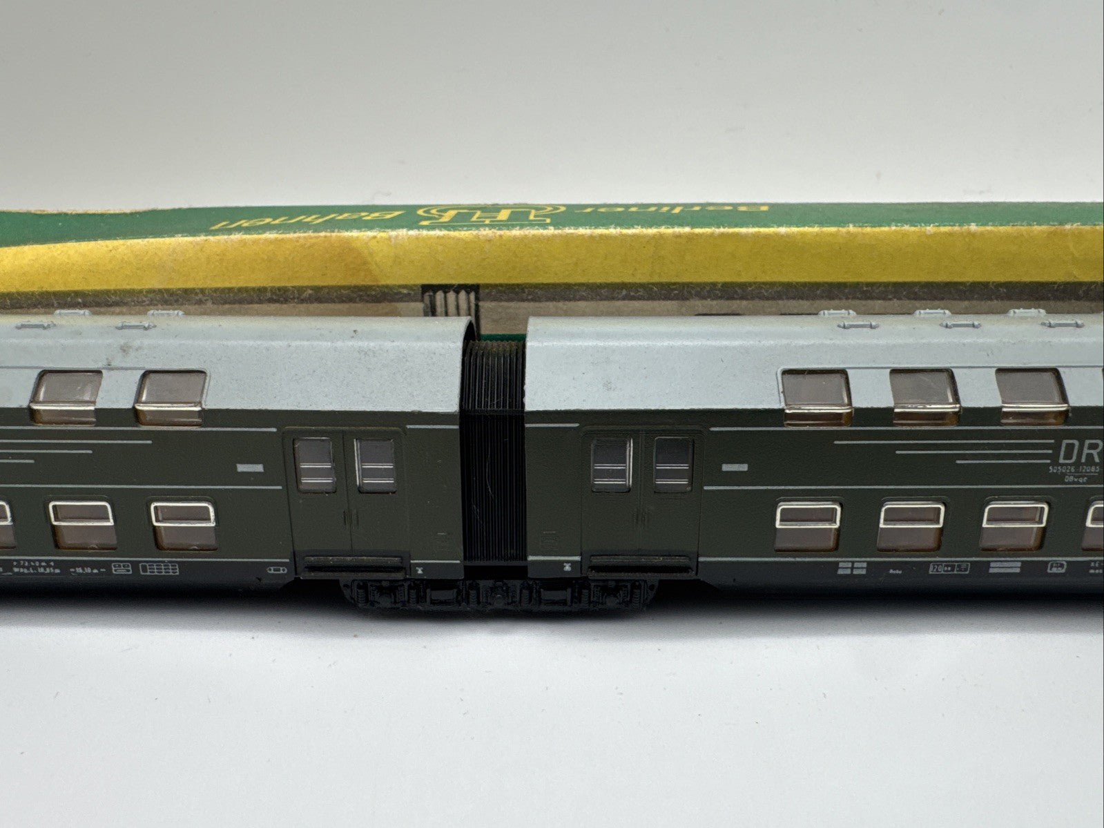 BTTB TT 3730 Doppelstockwagen 2 tlg DR Ohne Inlay Mit OVP