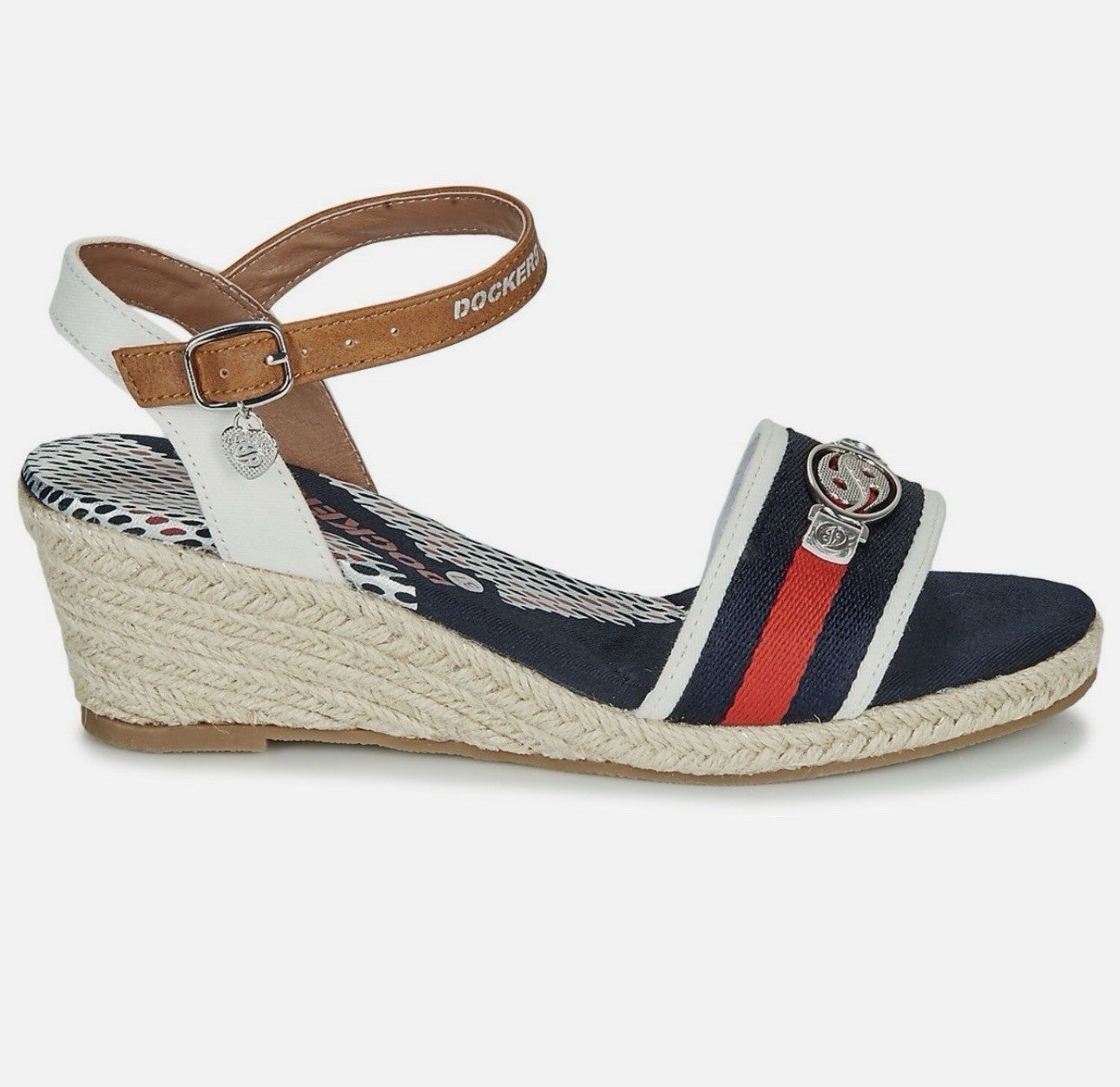 DOCKERS by Gerli Damen Sandalette Gr. 40 Riemensandale Keilsandalette