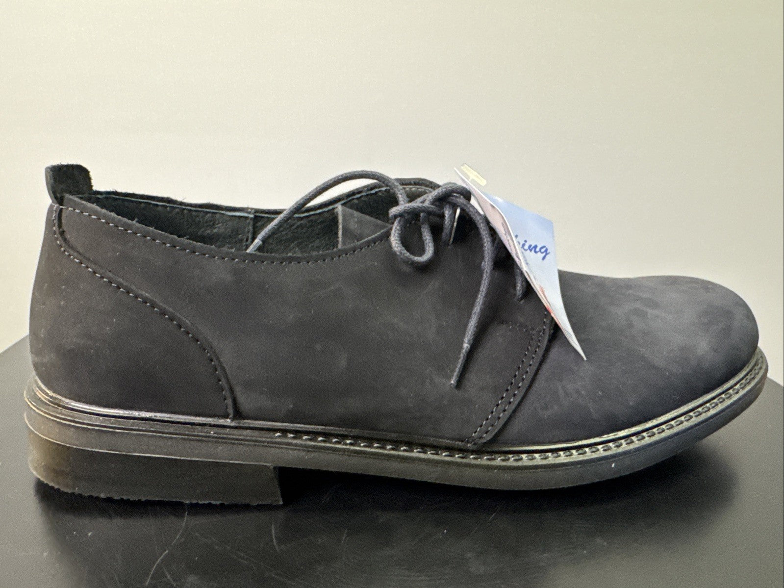 Rodhe Halbschuh Damen Gr. 4,5 Blau Leder
