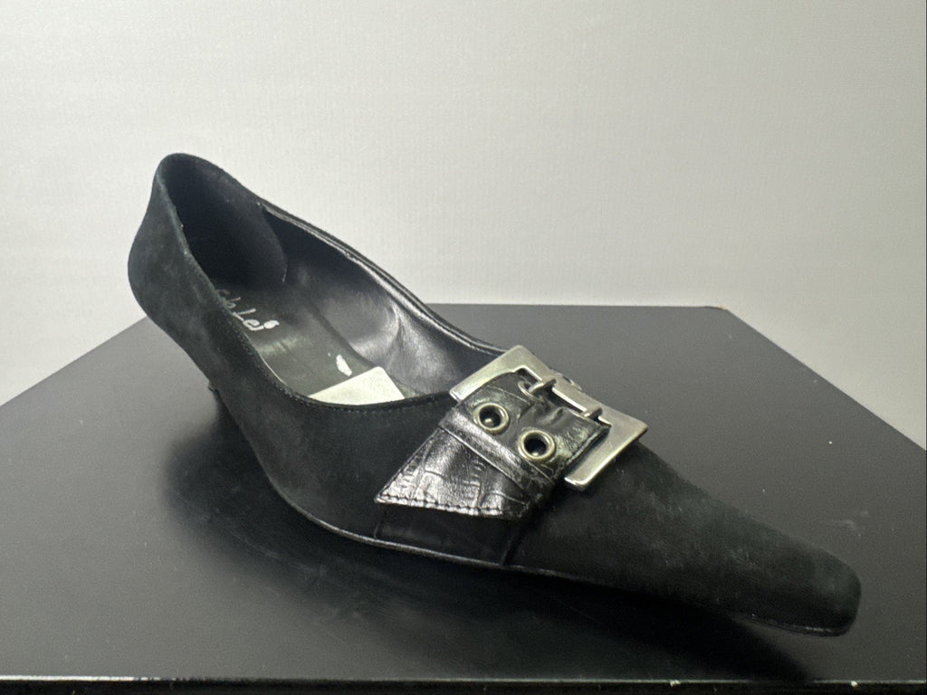 Solo Lei Damen Pumps Gr. 40 Leder Absatzschuh