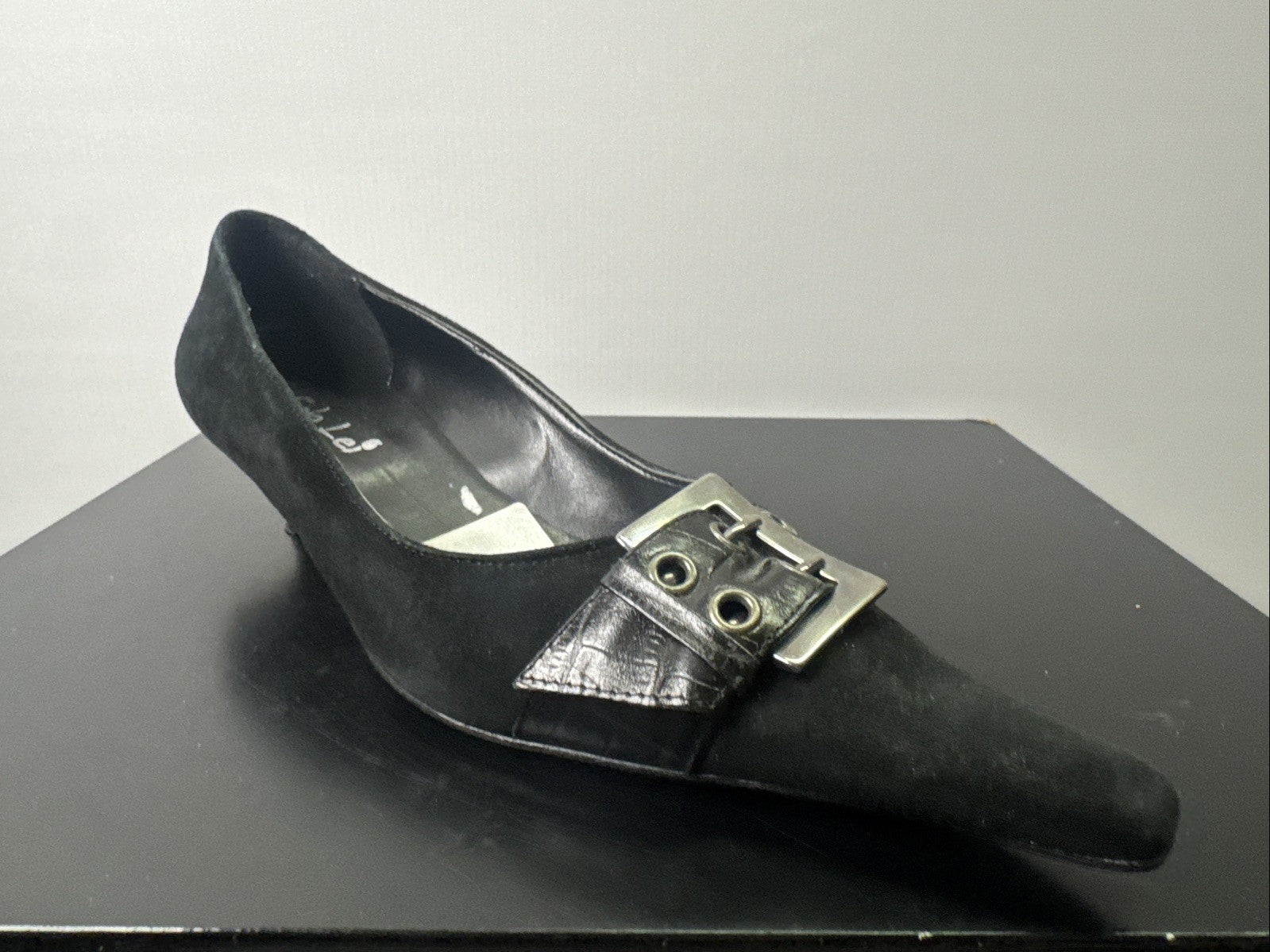 Solo Lei Damen Pumps Gr. 40 Leder Absatzschuh
