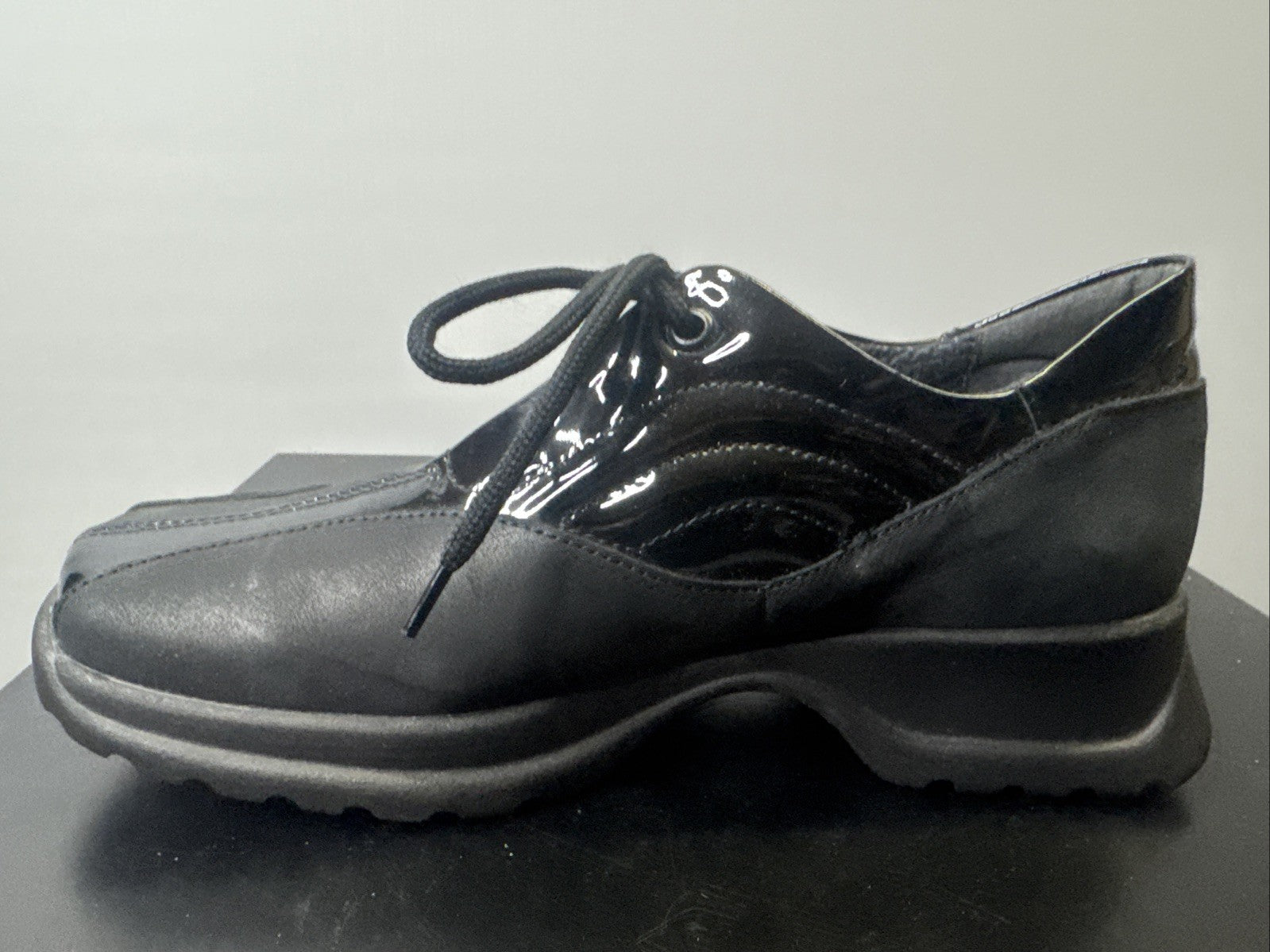 Red Trap Damenschuh 36 Halbschuh Leder Schwarz 
