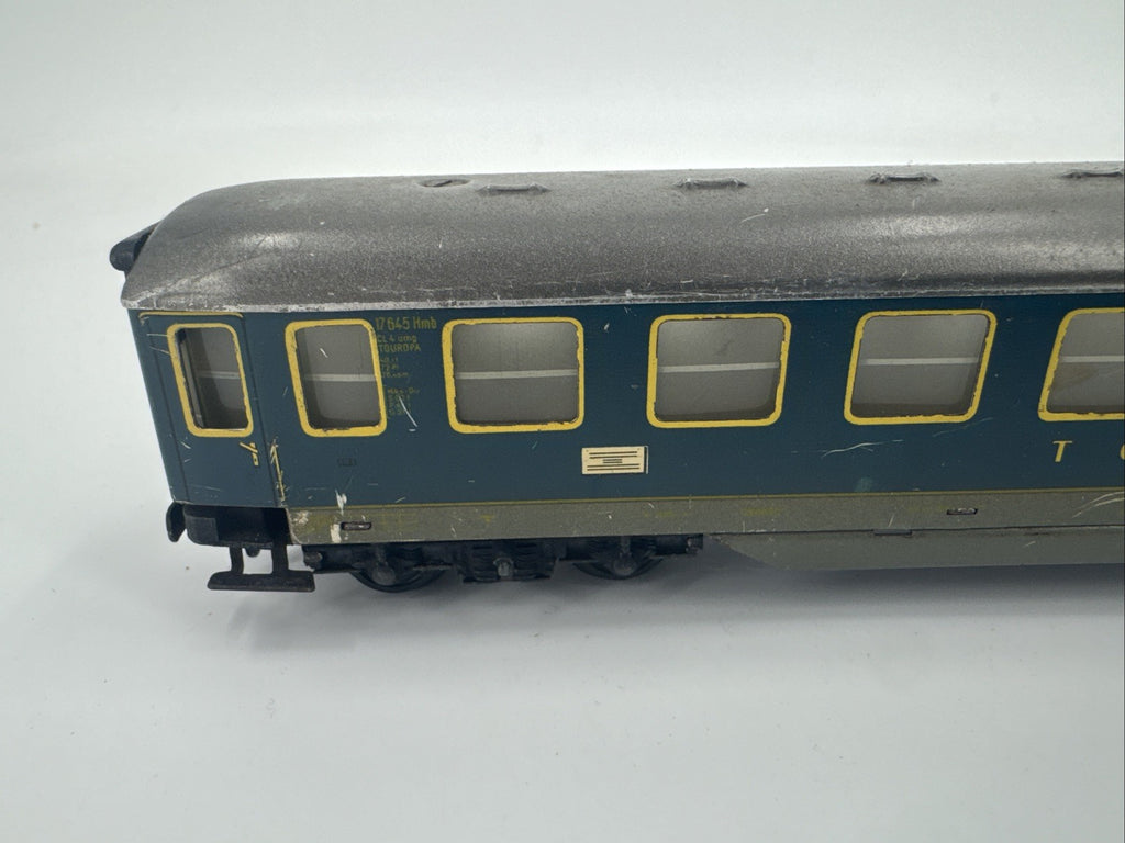 1:87  HO  Personenwagen/Abteilwagen "Touropa"  Trix Express - gebraucht