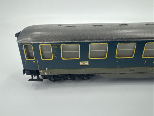 1:87  HO  Personenwagen/Abteilwagen "Touropa"  Trix Express - gebraucht