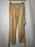 Pegador Damen Jeans Gr. XS Tanami Wide Cargo Pants Beige 