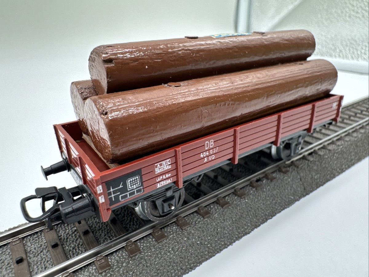 Märklin 4503 H0 Niederbordwagen 464 637 Mit Ladung DB #493