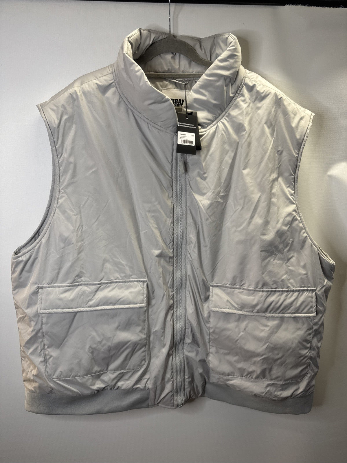 Herrenweste Urban Classics Gr. 3XL Grau TB5903